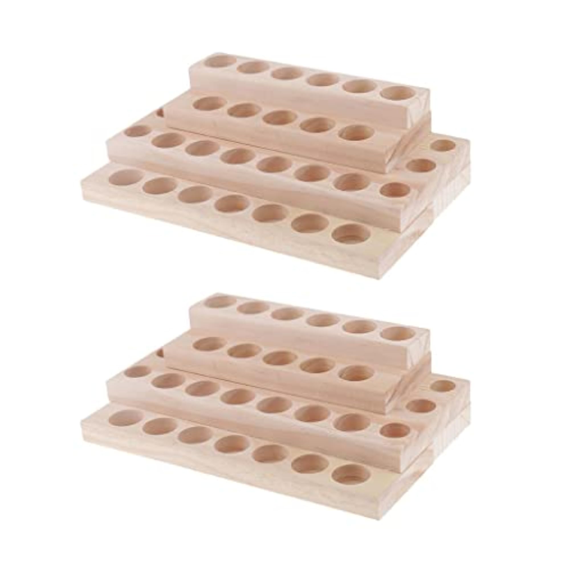 Wooden Essential Oil Display Stand Rack Organizer